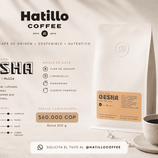 GESHA Belén-Huila - Café de especialidad - Hatillo Coffee - Edición Limitada (250 gr)