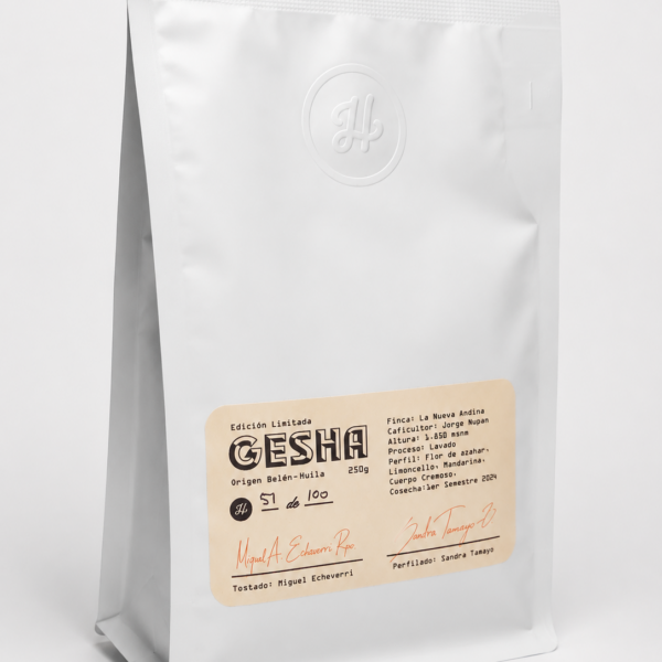 GESHA Belén-Huila - Café de especialidad - Hatillo Coffee - Edición Limitada (250 gr)